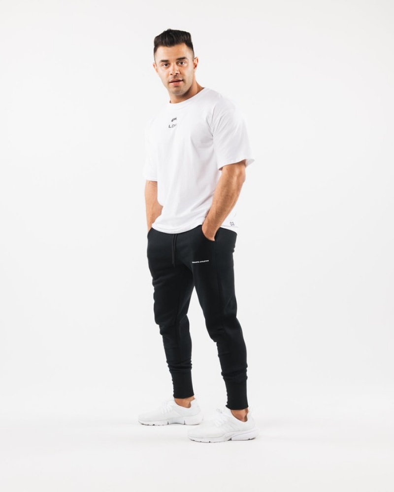 Alphalete Academy Club Joggingbroeken Heren Zwart | 81KTUDZPH