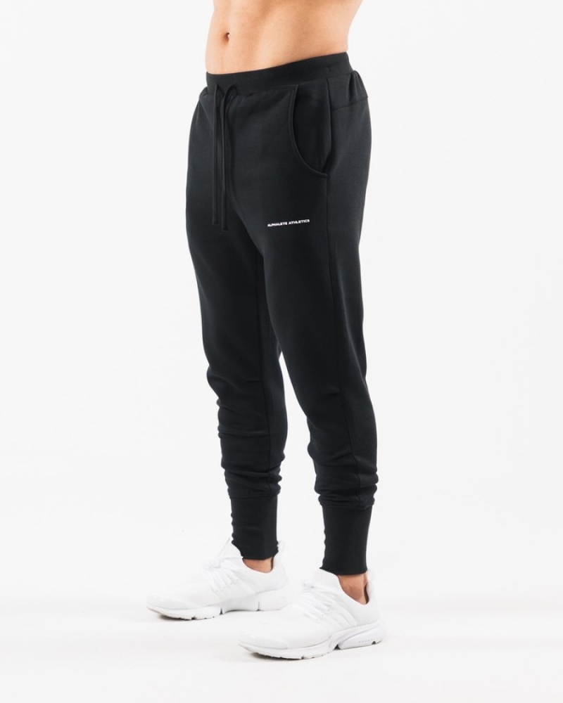 Alphalete Academy Club Joggingbroeken Heren Zwart | 81KTUDZPH