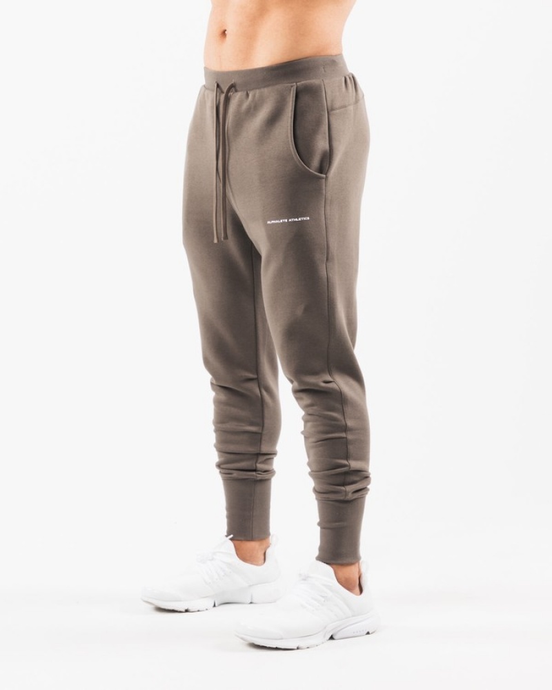 Alphalete Academy Club Joggingbroeken Heren Grijs Bruin | 48VDWOABX