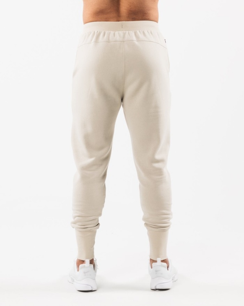 Alphalete Academy Club Joggingbroeken Heren Beige | 62CYBZXOJ