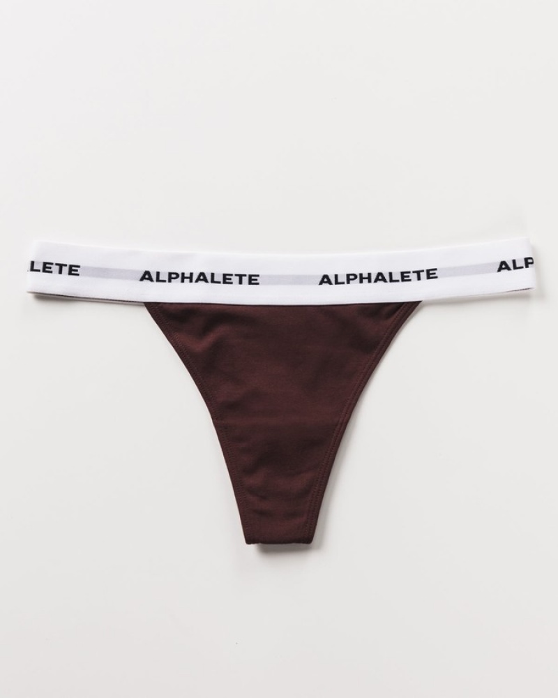 Alphalete Acute Ondergoed Dames Bordeaux | 52HSQOKCF