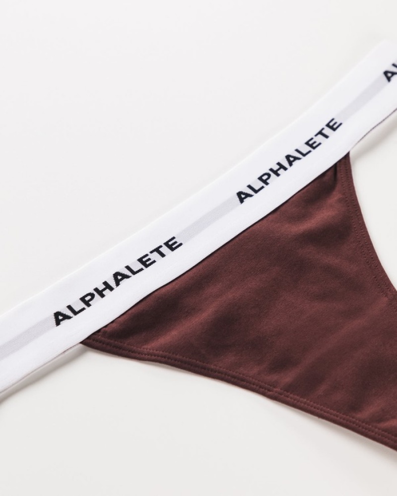 Alphalete Acute Ondergoed Dames Bordeaux | 52HSQOKCF