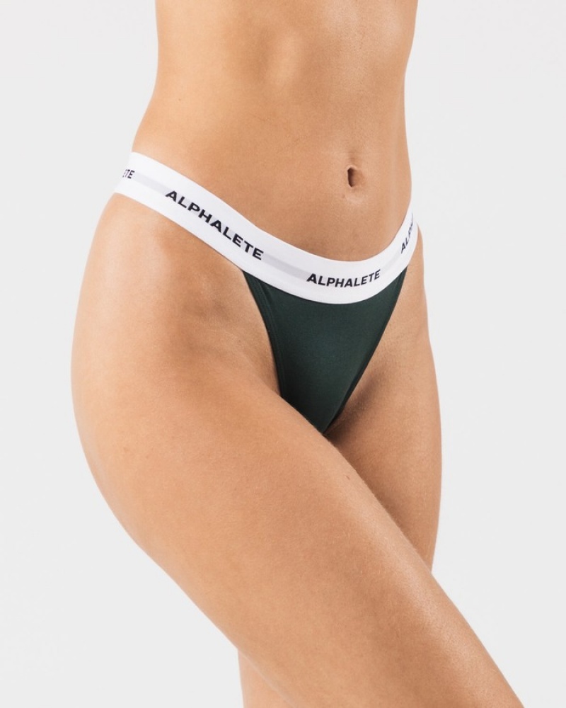 Alphalete Acute Ondergoed Dames Groen | 12LHQBMVE