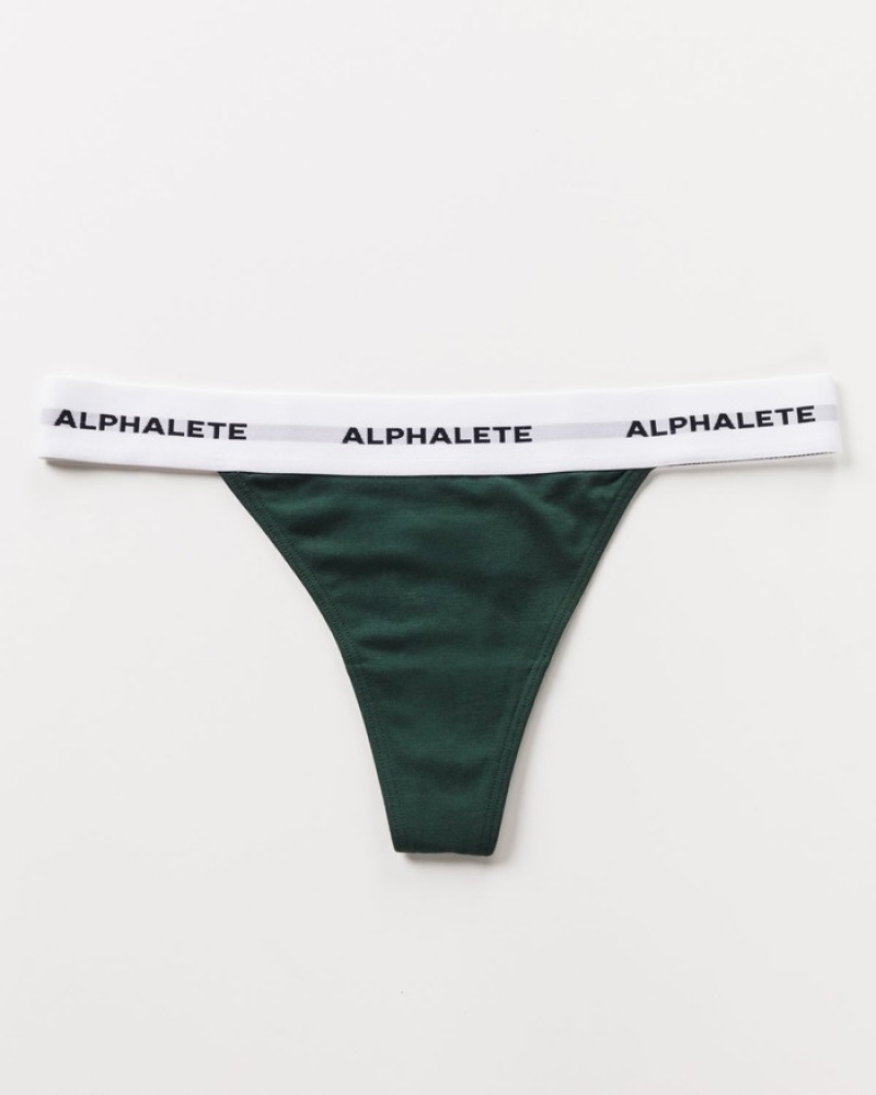 Alphalete Acute Ondergoed Dames Groen | 12LHQBMVE