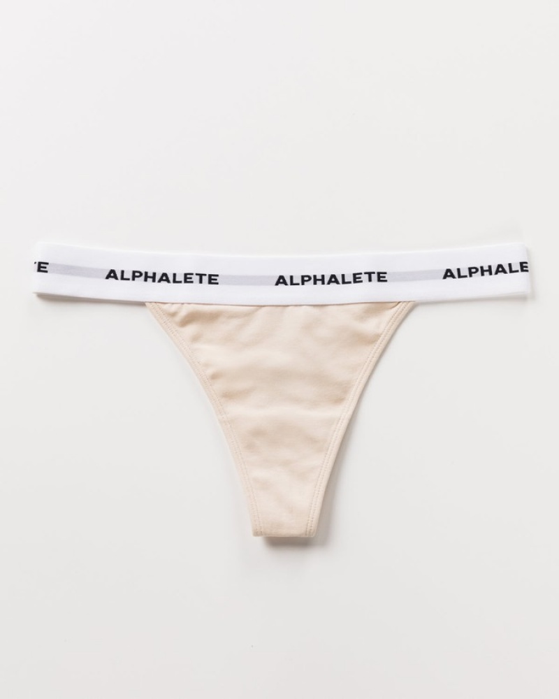 Alphalete Acute Ondergoed Dames Lichtgeel | 84RAVLSPB