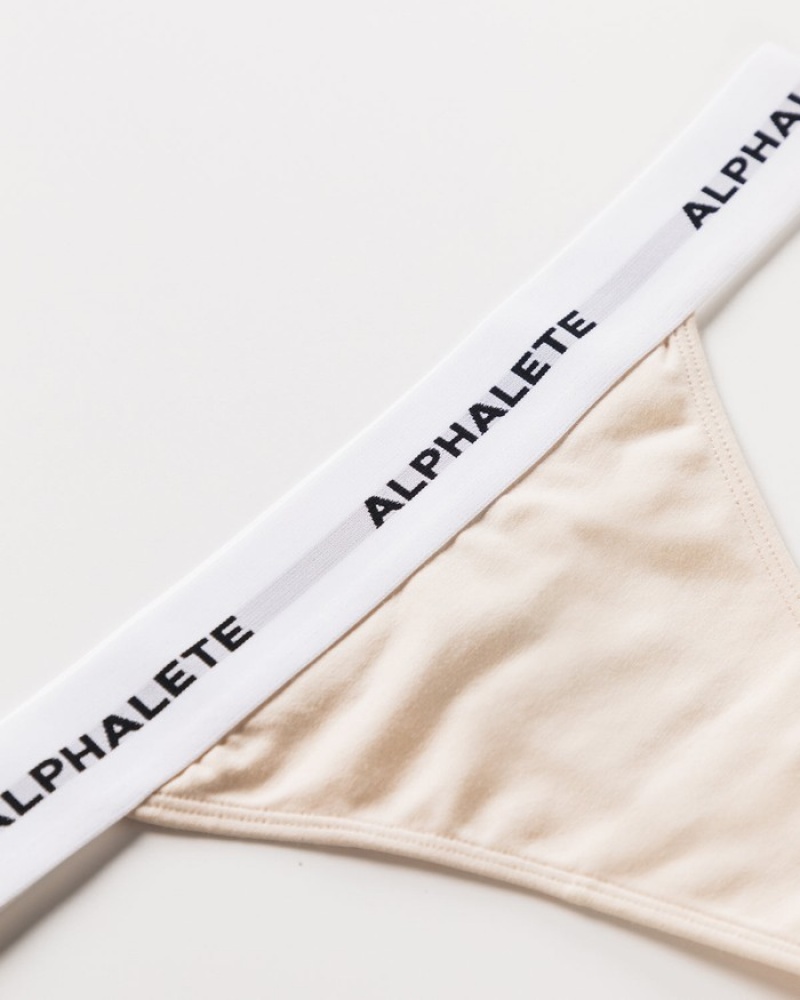 Alphalete Acute Ondergoed Dames Lichtgeel | 84RAVLSPB