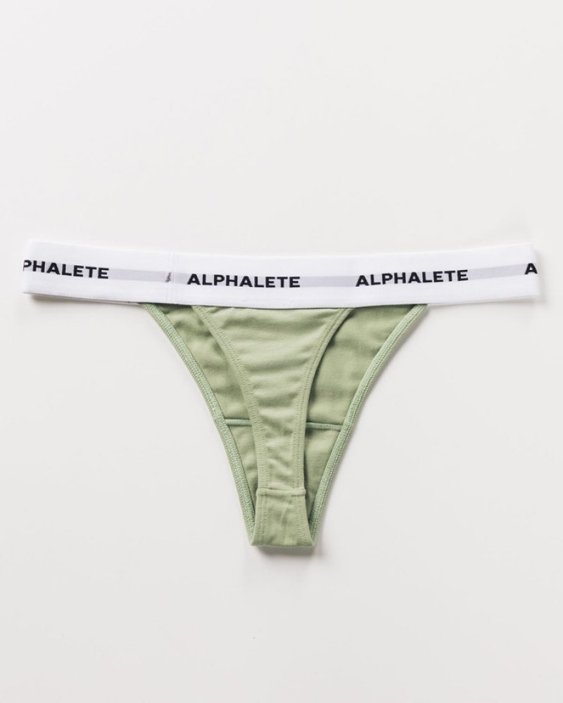 Alphalete Acute Ondergoed Dames Olijfgroen | 75LKVPYGW