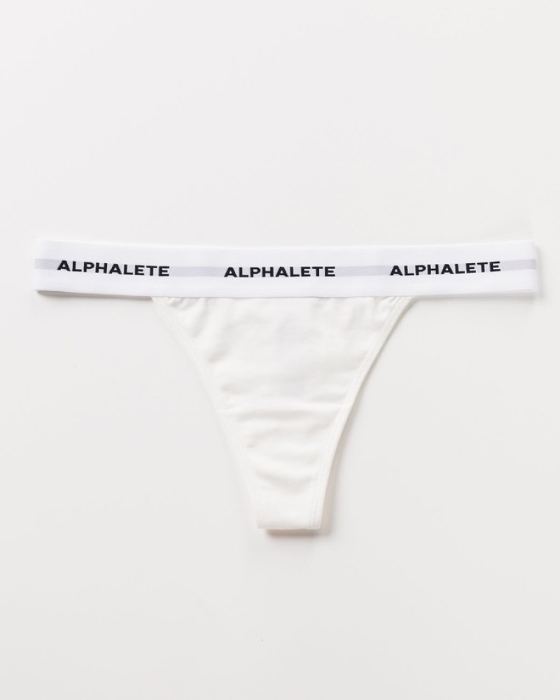 Alphalete Acute Ondergoed Dames Wit | 78QPFWXSZ