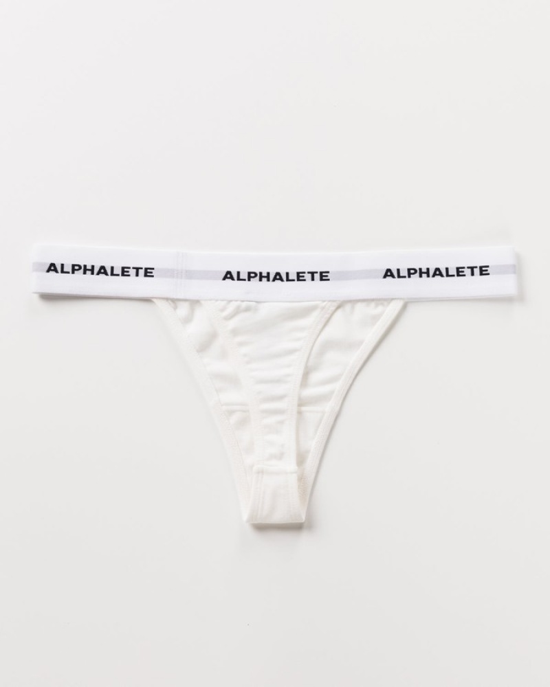 Alphalete Acute Ondergoed Dames Wit | 78QPFWXSZ