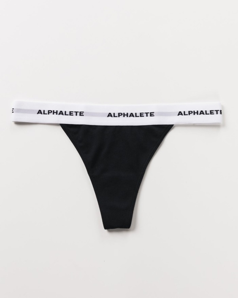 Alphalete Acute Ondergoed Dames Zwart | 14GZTVOXR