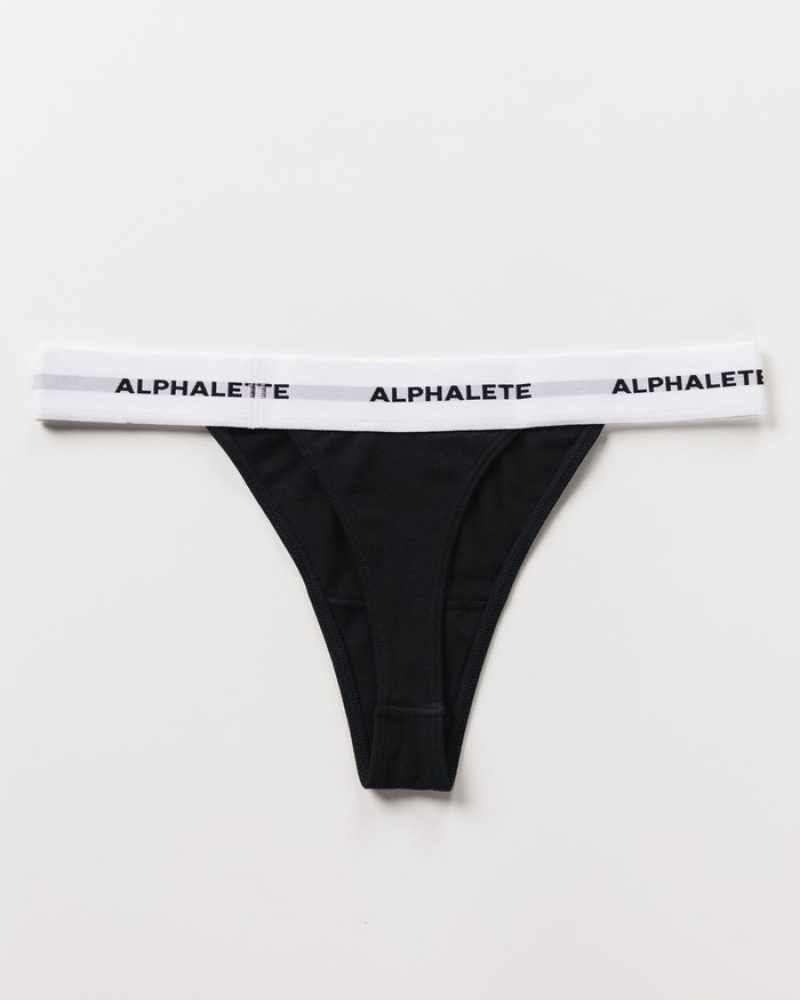 Alphalete Acute Ondergoed Dames Zwart | 14GZTVOXR