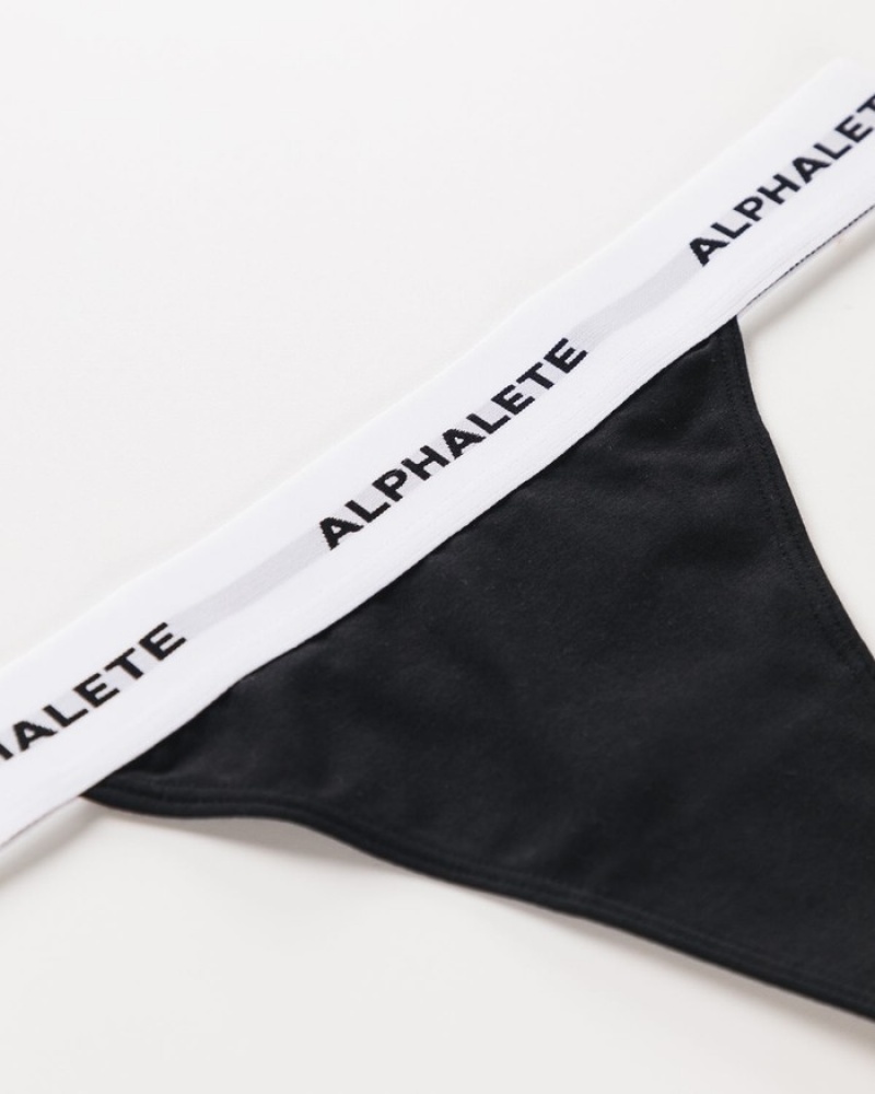 Alphalete Acute Ondergoed Dames Zwart | 14GZTVOXR