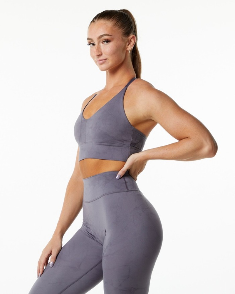 Alphalete Alphalux Wonder BH Dames Paars | 79USPDVMO