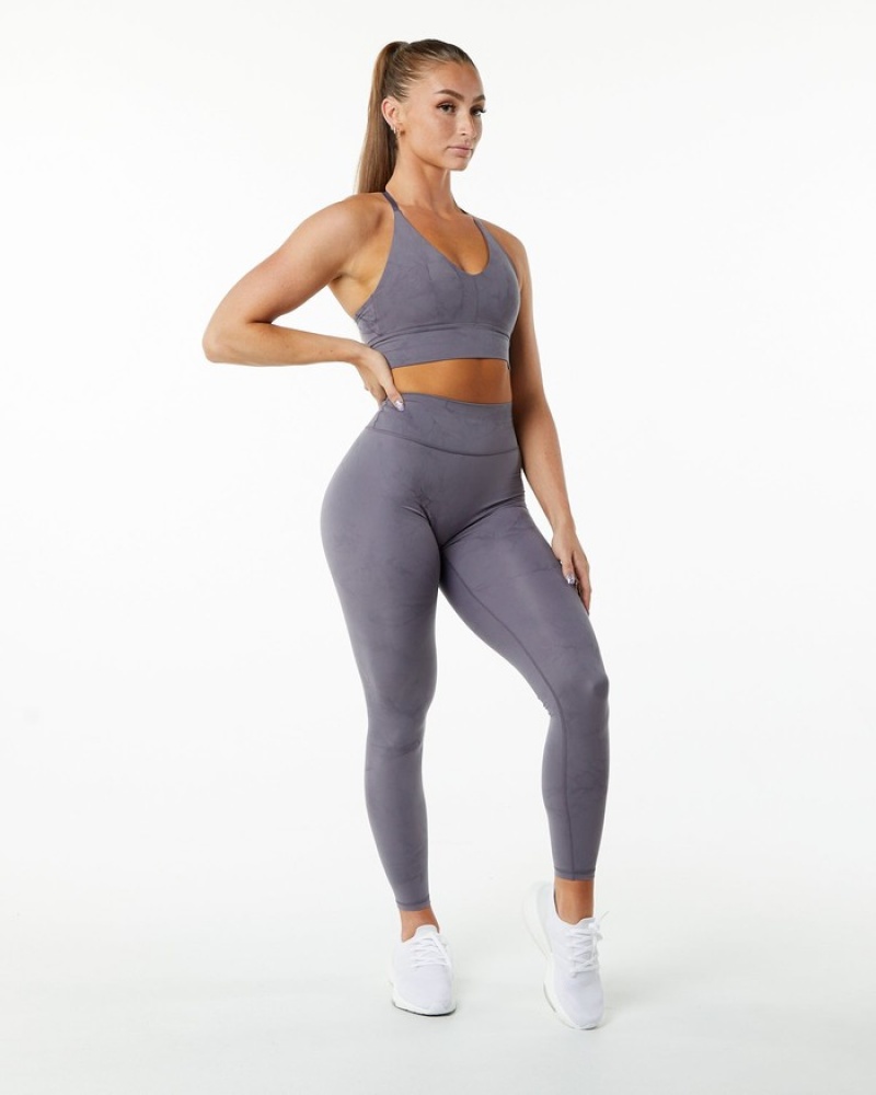 Alphalete Alphalux Wonder BH Dames Paars | 79USPDVMO