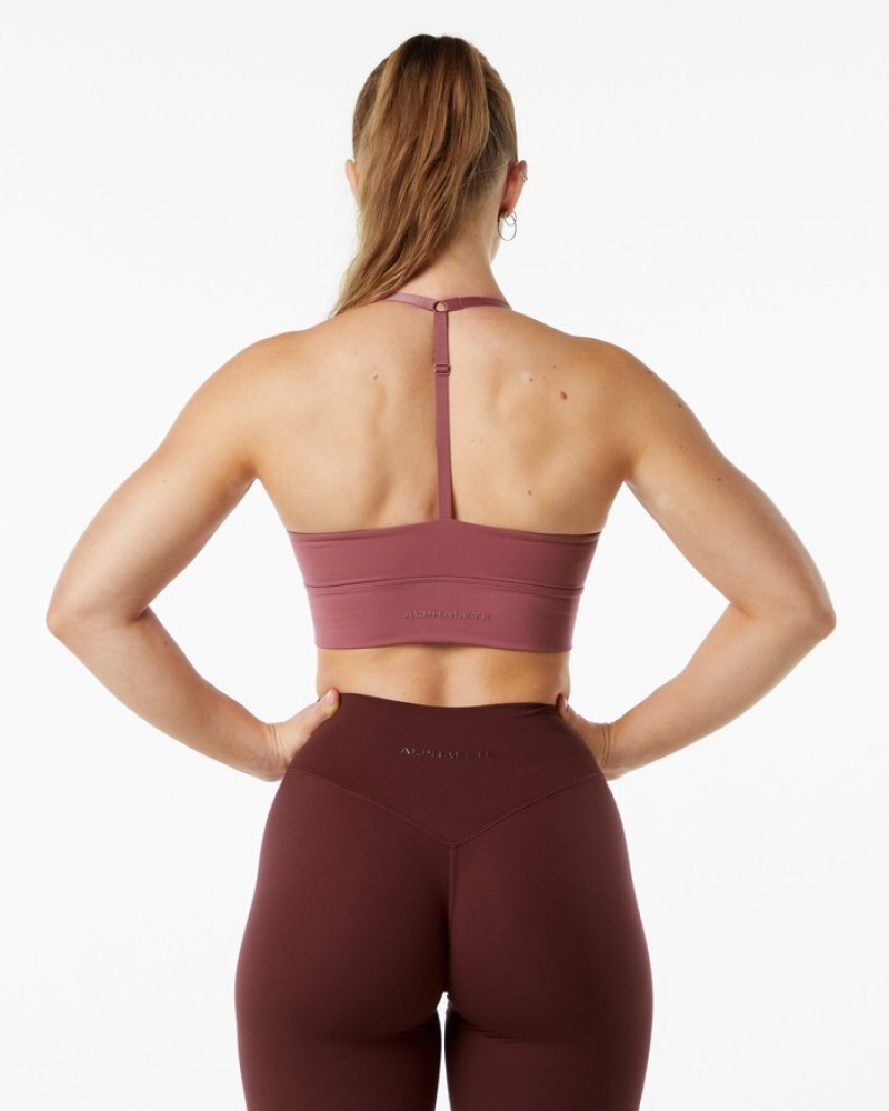 Alphalete Alphalux Wonder BH Dames Roze | 83SWEYUFQ