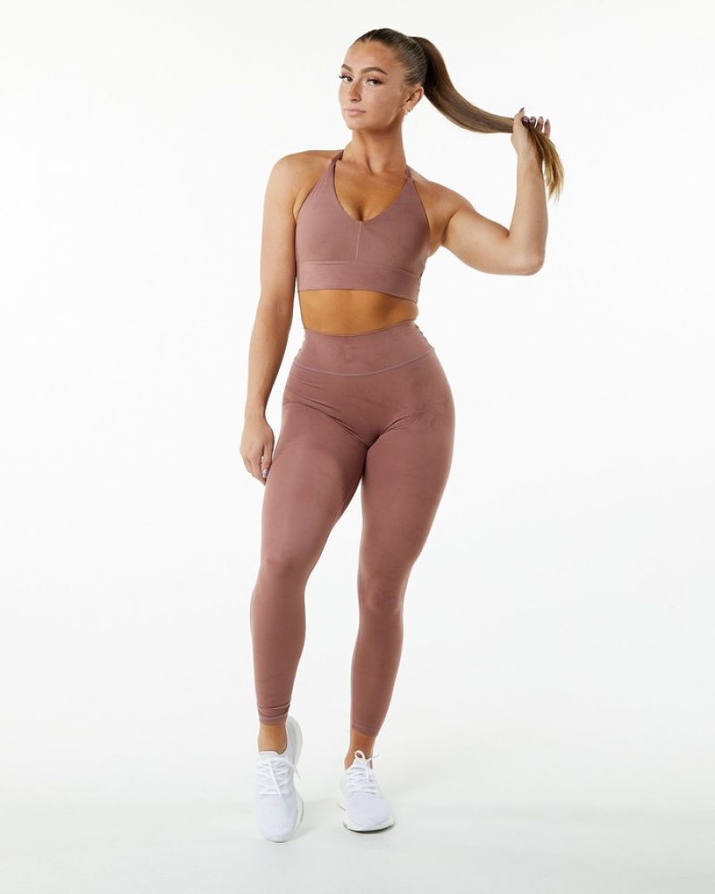 Alphalete Alphalux Wonder BH Dames Roze | 71OXBNSMT