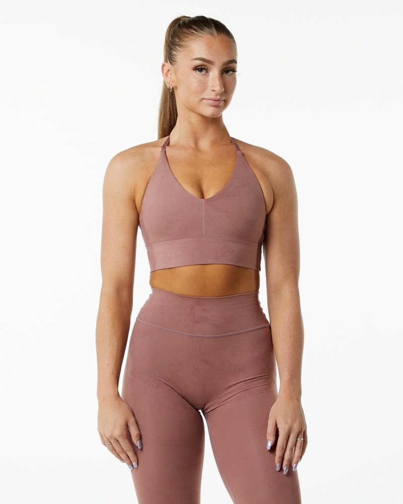 Alphalete Alphalux Wonder BH Dames Roze | 71OXBNSMT