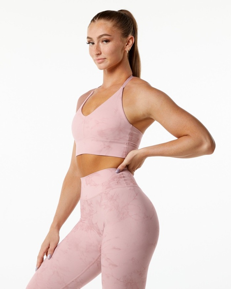 Alphalete Alphalux Wonder BH Dames Roze | 37PTUYVFD