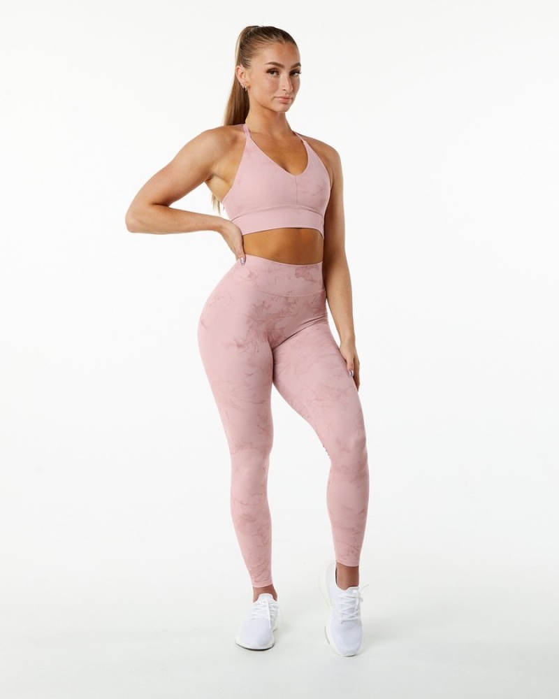 Alphalete Alphalux Wonder BH Dames Roze | 37PTUYVFD