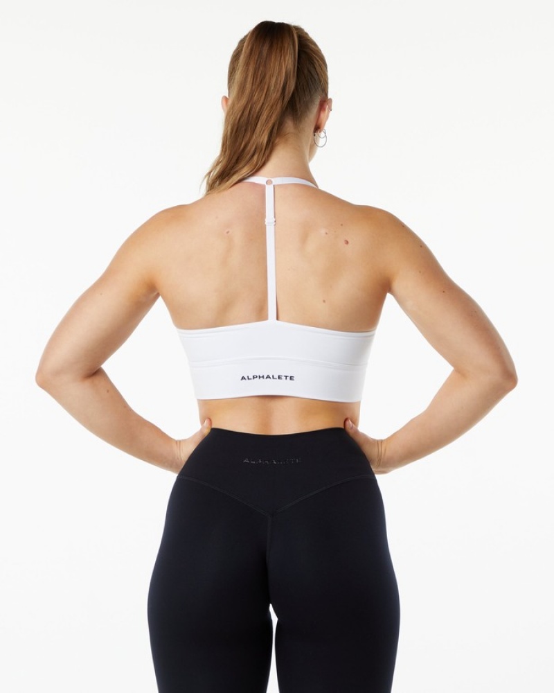 Alphalete Alphalux Wonder BH Dames Wit | 39IXMEAQB