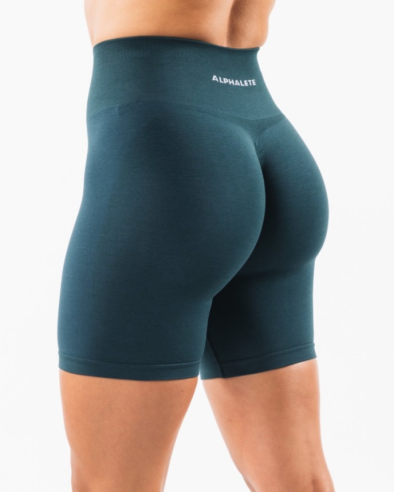 Alphalete Amplify 6.5” Korte Broek Dames Blauw | 32KPUEWXD