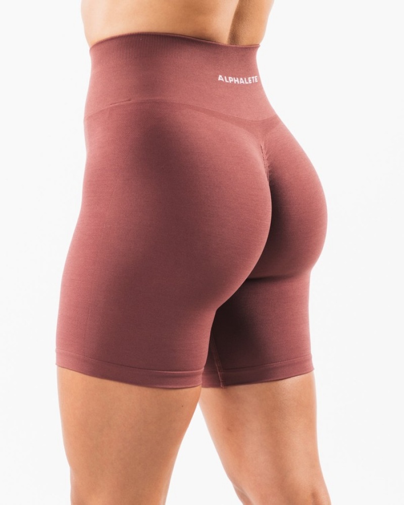 Alphalete Amplify 6.5” Korte Broek Dames Bordeaux | 63HDOJIXW