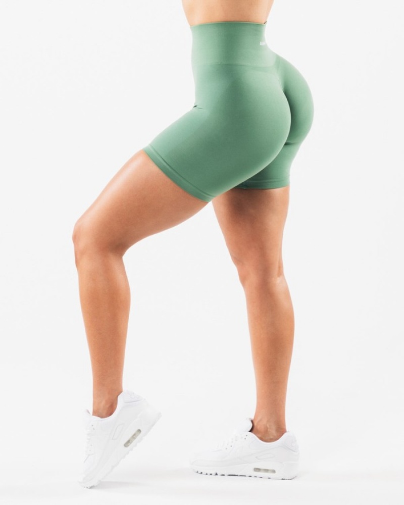 Alphalete Amplify 6.5” Korte Broek Dames Groen | 31AZJMOPE