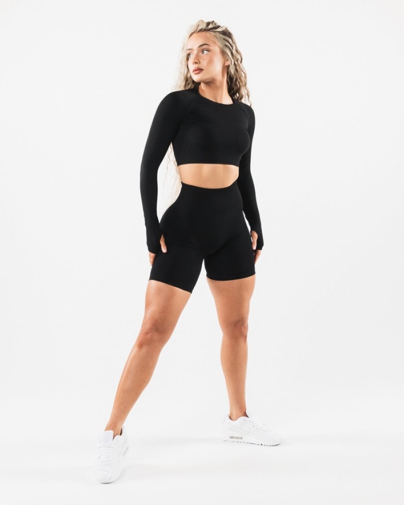 Alphalete Amplify 6.5” Korte Broek Dames Zwart | 10RYQZLMP