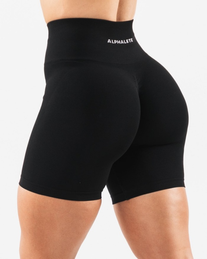 Alphalete Amplify 6.5” Korte Broek Dames Zwart | 10RYQZLMP