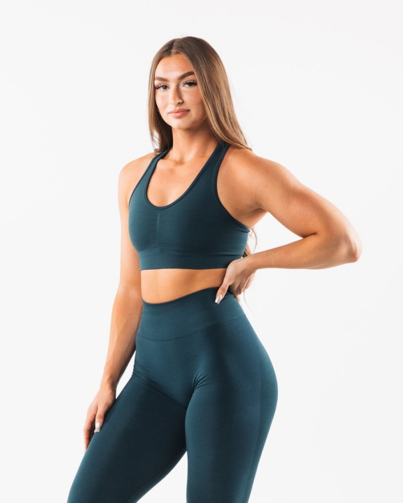 Alphalete Amplify BH Dames Donkerblauw | 10KLANXZJ