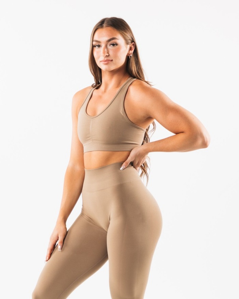 Alphalete Amplify BH Dames Grijs | 82SHAFYJU