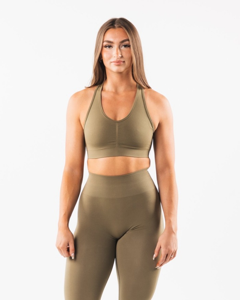 Alphalete Amplify BH Dames Grijs | 95HGTZMUF