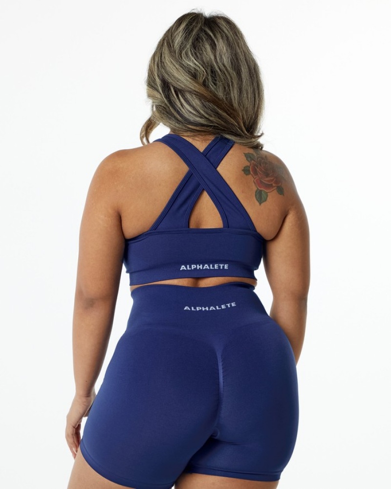 Alphalete Amplify BH Dames Indigo | 53SDPIYTH