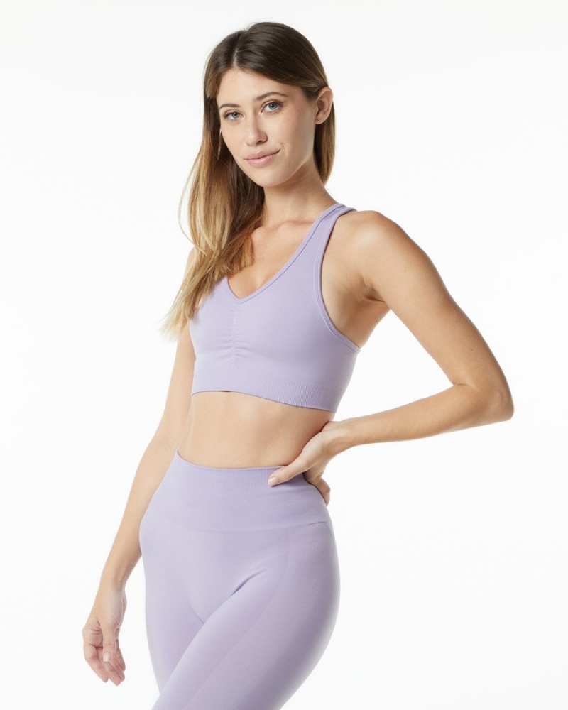 Alphalete Amplify BH Dames Paars | 31OMDQNHY