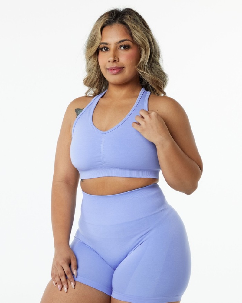 Alphalete Amplify BH Dames Paars | 79FAZUHYI