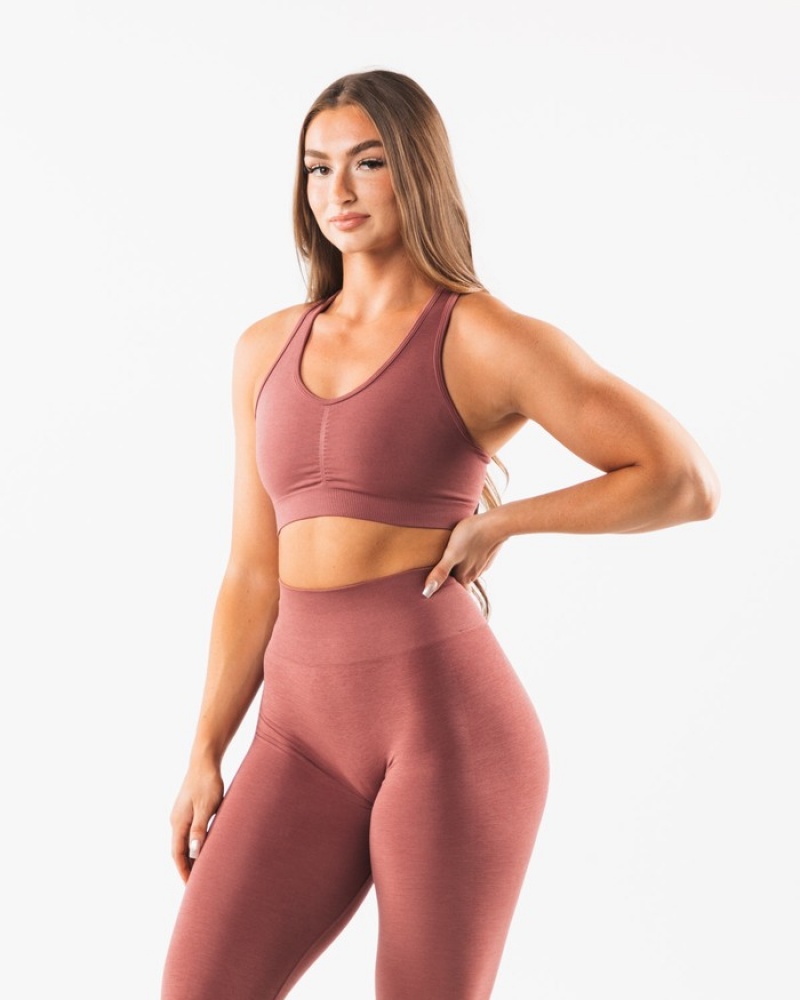 Alphalete Amplify BH Dames Roze | 06OVEGMZA