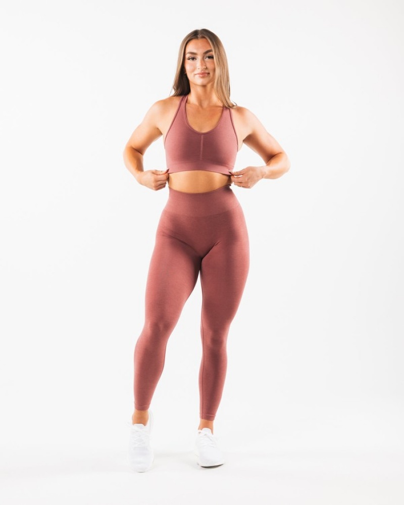 Alphalete Amplify BH Dames Roze | 06OVEGMZA