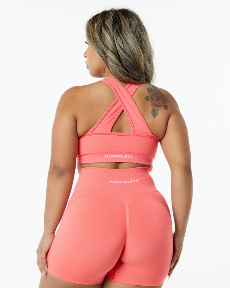 Alphalete Amplify BH Dames Roze | 24AWSOPRQ