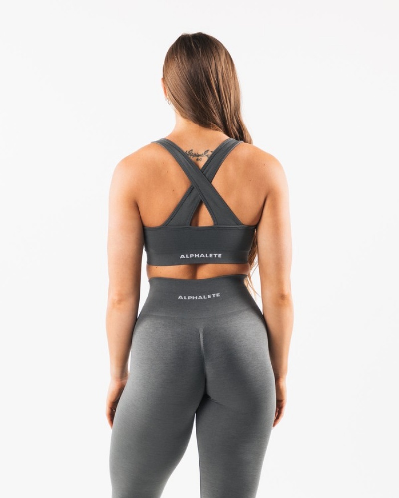 Alphalete Amplify BH Dames Zwart | 18SRCOIKF