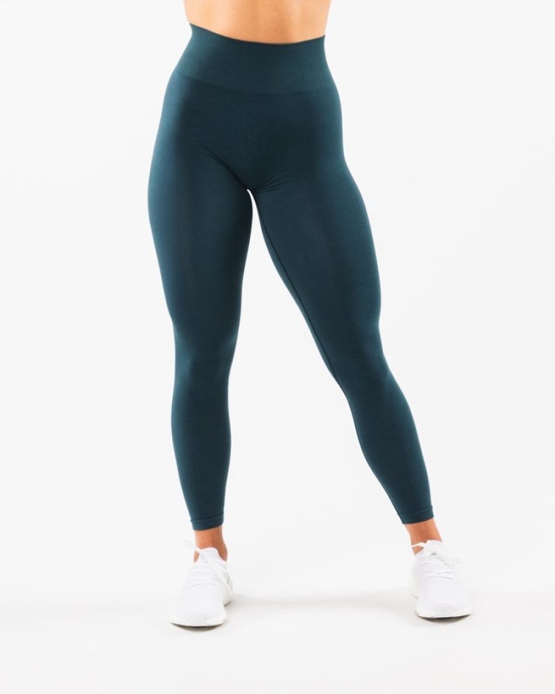 Alphalete Amplify Leggings Dames Donkerblauw | 38QORHEZA