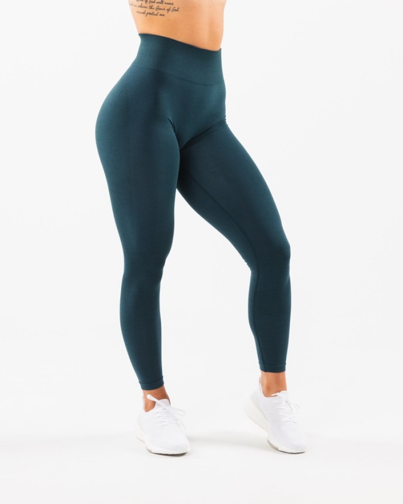 Alphalete Amplify Leggings Dames Donkerblauw | 38QORHEZA