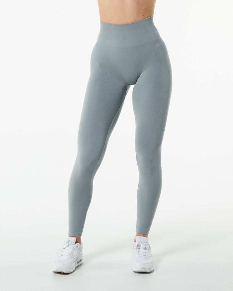 Alphalete Amplify Leggings Dames Grijs | 91DECTJVQ