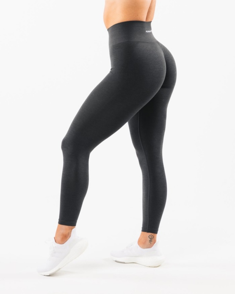 Alphalete Amplify Leggings Dames Grijs | 64QAYZXVU