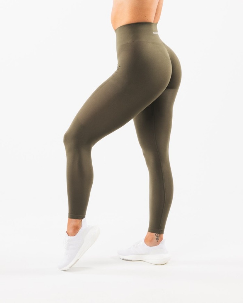 Alphalete Amplify Leggings Dames Grijs | 86ZOAVRNW