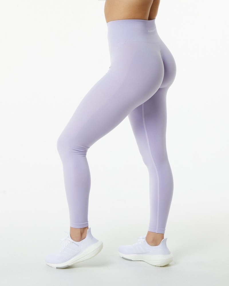 Alphalete Amplify Leggings Dames Paars | 31FNYAETU