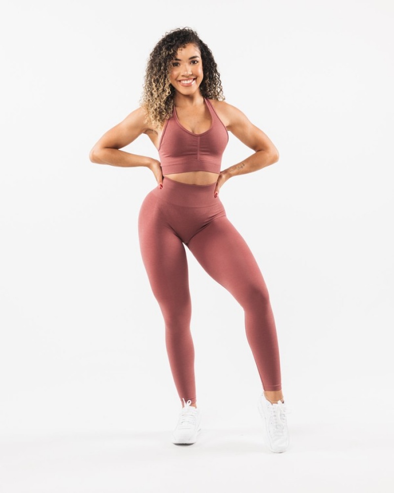 Alphalete Amplify Leggings Dames Roze | 28XOVFJIP