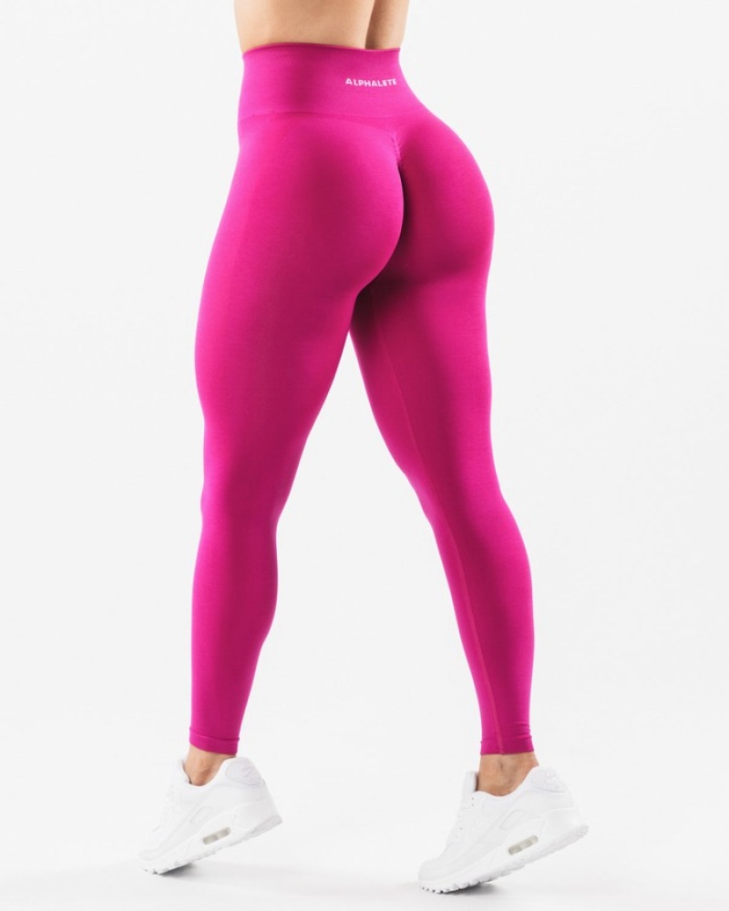 Alphalete Amplify Leggings Dames Roze | 27GNSWYJL