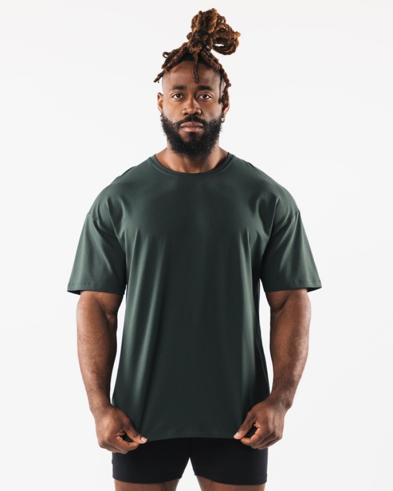 Alphalete Collegiate Overhemd Heren Groen | 28YBNCHPF