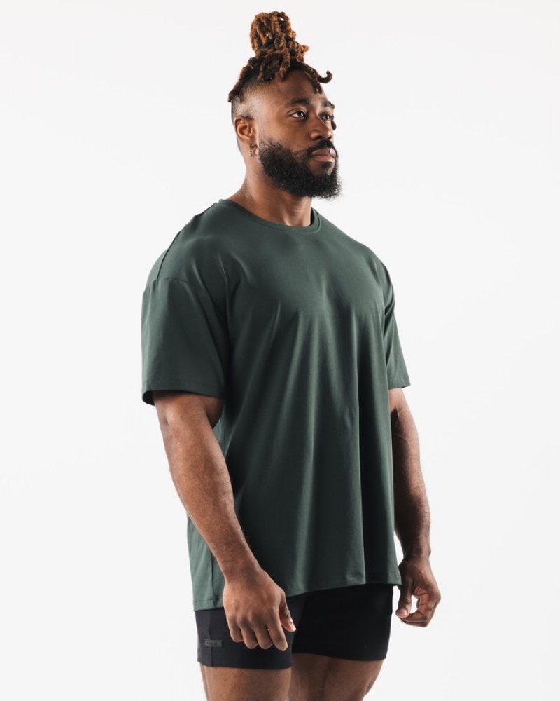 Alphalete Collegiate Overhemd Heren Groen | 28YBNCHPF