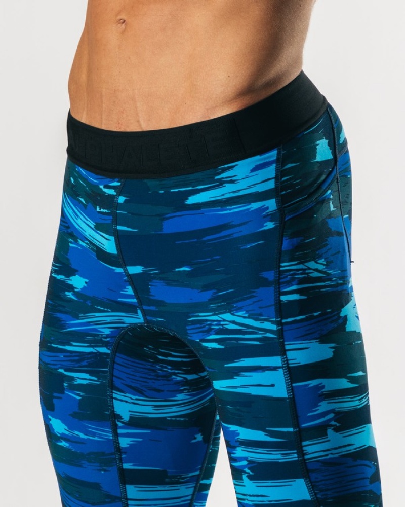 Alphalete Core Training Ondergoed Heren Blauw Camo | 72CUYVDWP